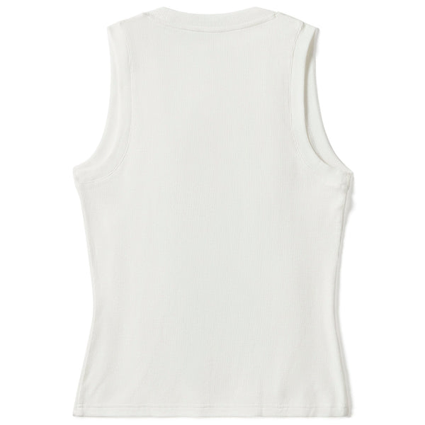 Harley-Davidson Women's Willie G. Skull Ribbed Sleeveless Shirt, Off White Tank, 96597-25VW