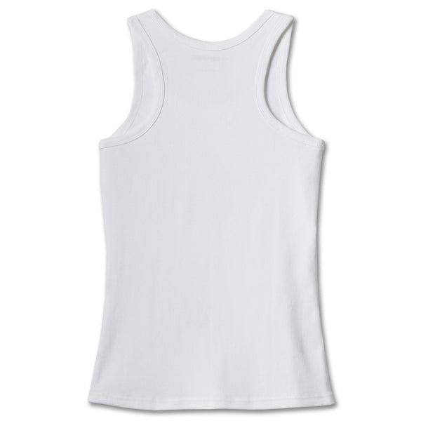 Harley-Davidson Women's Rose Bar & Shield Sleeveless Tank Shirt, Bright White 96601-24VW