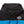 Black and blue hoodie with a logo on the chest against a white background