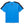 Blue t-shirt with black sleeves on a white background