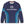 Navy long-sleeve shirt with Harley-Davidson logo and blue stripes on a white background