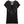 Black dress with cut-out design on a white background