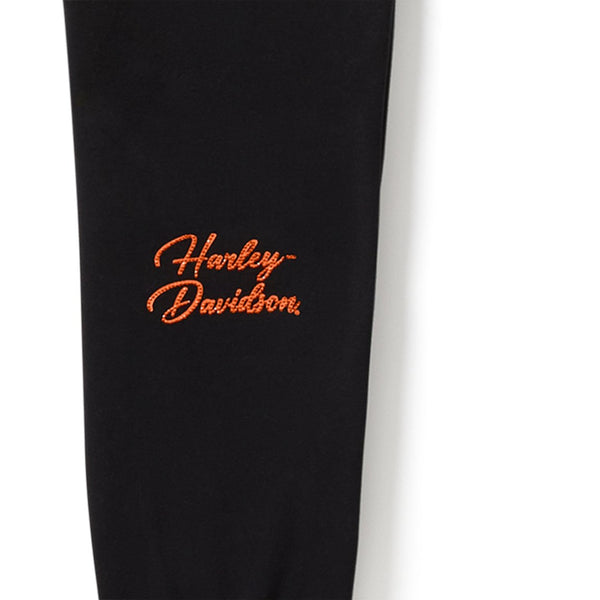 Harley-Davidson Women's Bling Essential Bar & Shield Jogger Pants, Black 96743-25VW