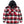 Plaid jacket with a brand logo on a white background