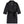 Black pinstripe robe with a brand logo on a white background 