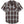 Plaid short-sleeve shirt on a white background
