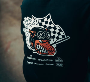 Harley-Davidson Unisex Factory Racing Team Crewneck Long Sleeve Sweatshirt, Black 96860-25VX
