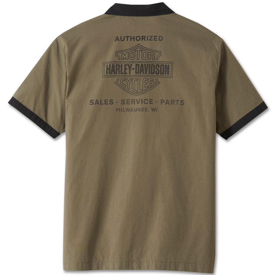 Harley-Davidson Men's Grape Leaf Combustion Shirt 96871-23VM