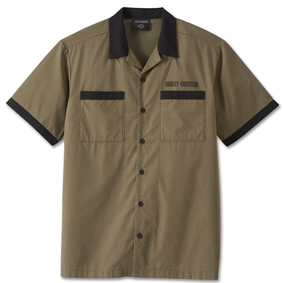 Harley-Davidson Men's Grape Leaf Combustion Shirt 96871-23VM