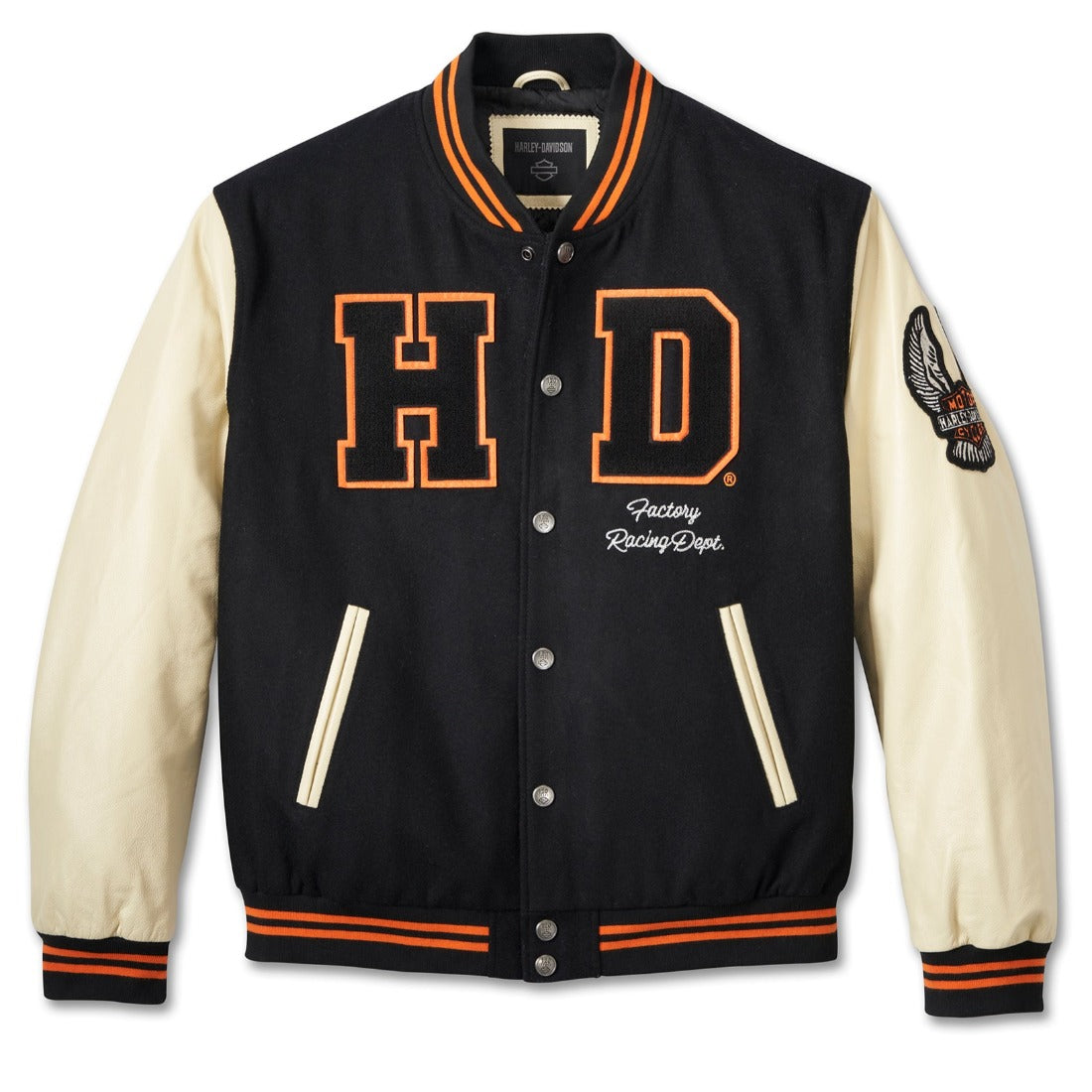 Harley-Davidson 120th Anniversary Men's Varsity Embroidered Jacket