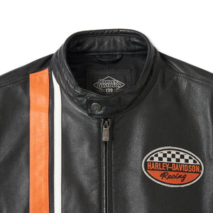 Harley-Davidson Men's 120th Anniversary Leather Jacket, Black 97051-23VM