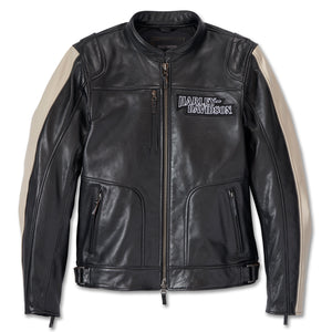Harley-Davidson Men's Enduro Screamin' Eagle Buffalo Leather Riding Jacket 97053-23VM