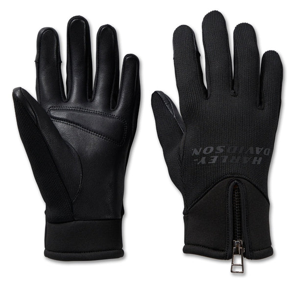 Harley-Davidson Women's Dyna Knit Mesh Riding Gloves, Black 97105-24VW