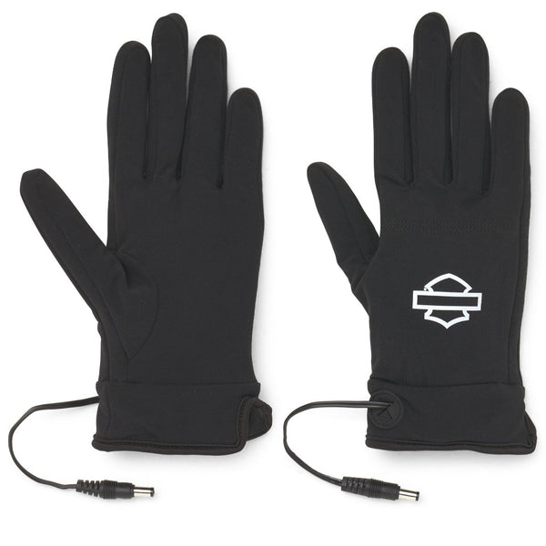 Harley-Davidson Men's 12V Programmable Carbon Nano Heated Glove Liner, Black 97138-22VM