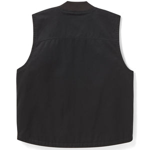 Harley-Davidson x Dickies Men's Twill Sleeveless Zipper Front Vest, Black 97400-26VM
