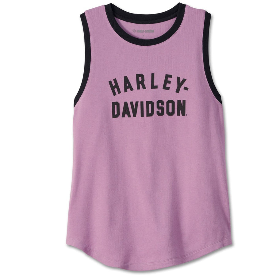 Harley-Davidson Women's Division Tank Shirt, Lavender Herb 97473-23VW