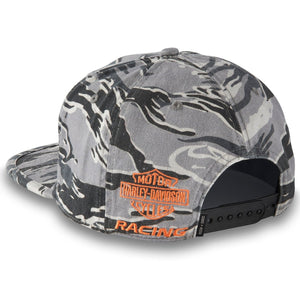 Harley-Davidson Faster Adjustable Snapback, Camo Griffin Gray 97600-24VM