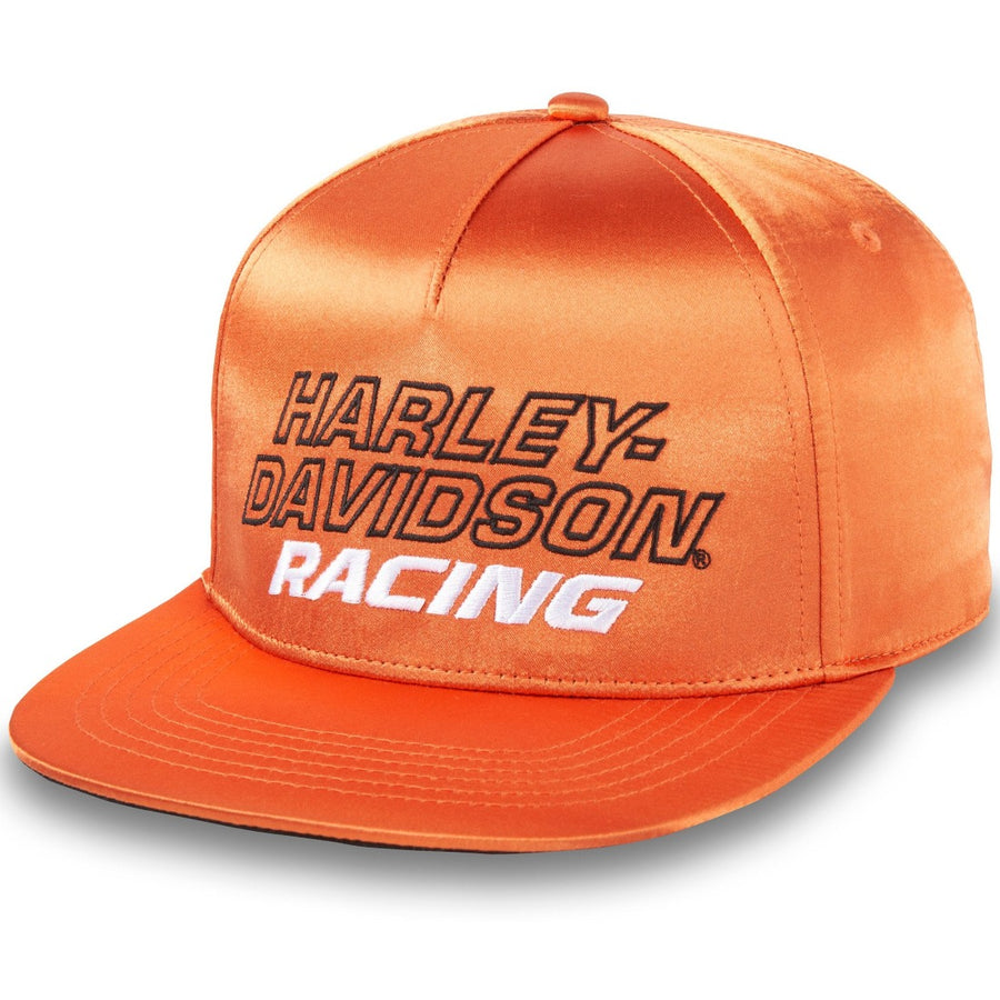 Harley-Davidson Men's Screamin' Eagle Satin Baseball Cap, Harley Orange 97609-24VM