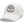 White cap with a black skull design on a white background