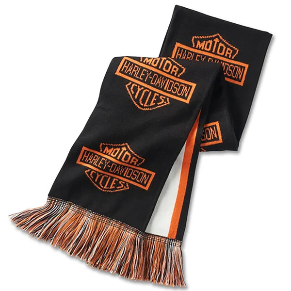 Harley-Davidson Men's Striker Scarf, Black 97627-25VM