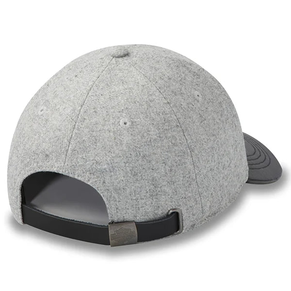 Harley-Davidson Women's Bar & Shield Wool Cap, Gray 97638-25VW