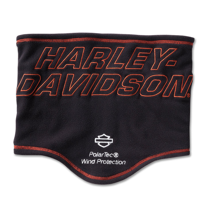 Harley-Davidson Men's Combustion Windproof Neck Gaiter, Black 97646-24VM