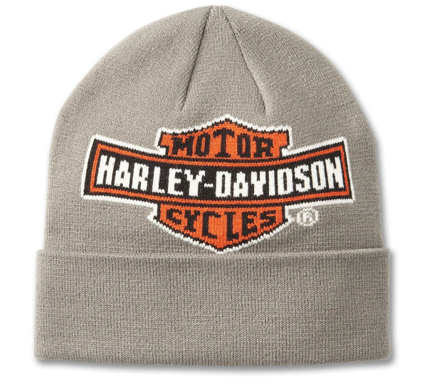 Harley-Davidson H-D Oil Can Beanie, Gray 97663-25VM