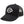 Harley-Davidson Men's Outlined Bar & Shield Logo Switchback Adjustable Trucker Hat, Black Cap 97684-25VM