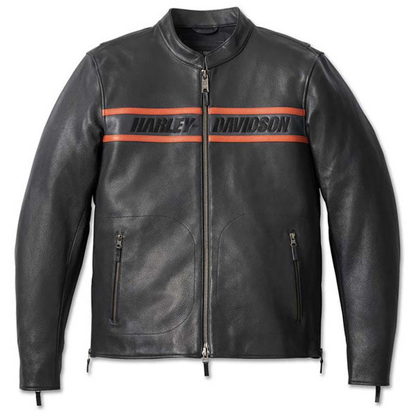 Harley-Davidson Men's Victory Lane II Leather Jacket, Black 98000-23VM