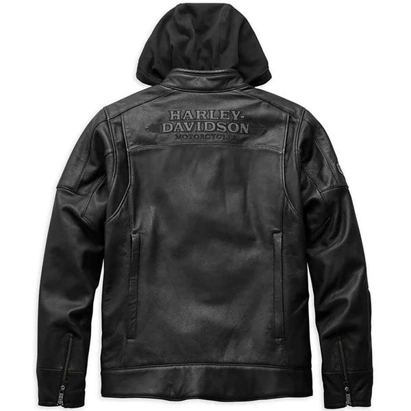 Harley-Davidson Men's Swingarm 3-In-1 Leather Jacket, Black 98045-19VM