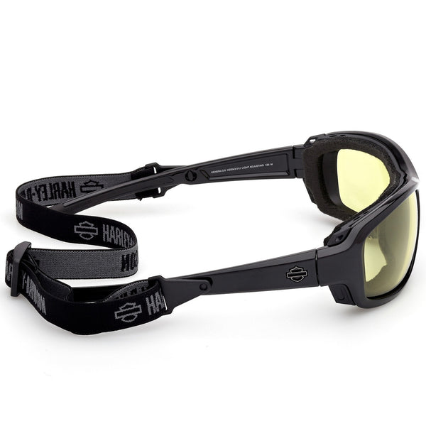 Harley-Davidson Men's Genera 2.0 Sunglasses w/Headstrap, Anti-Fog, Light-Adjusting Lenses