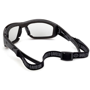 Harley-Davidson Men's Blaze Ace 2.0 Sunglasses w/Headstrap, Smoke Polarized Lenses HZ0047-01D