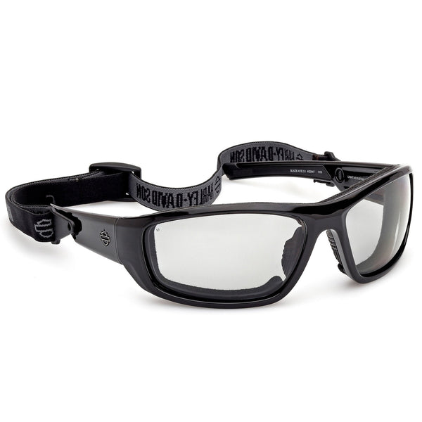 Harley-Davidson Men's Blaze Ace 2.0 Sunglasses w/Headstrap, Smoke Mirror Lens HZ0047XL-01D