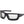 Black sunglasses with clear lenses on a white background