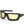 Sunglasses with yellow lenses and black frame on a white background