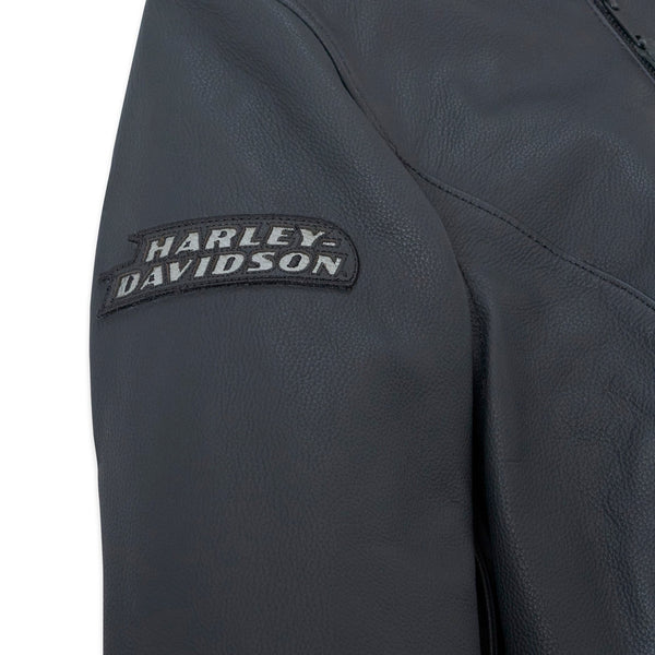 Harley-Davidson Women's Paradigm Triple Vent System 2.0 Leather Riding Jacket, 98100-24VW