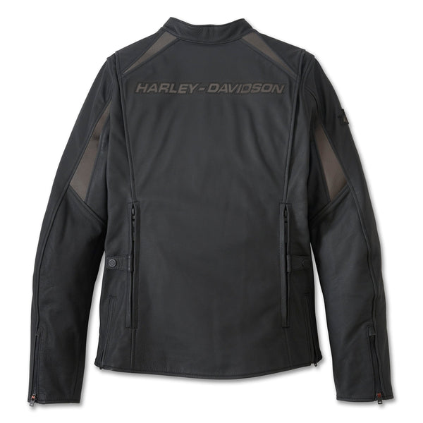 Harley-Davidson Women's Paradigm Triple Vent System 2.0 Leather Riding Jacket, 98100-24VW