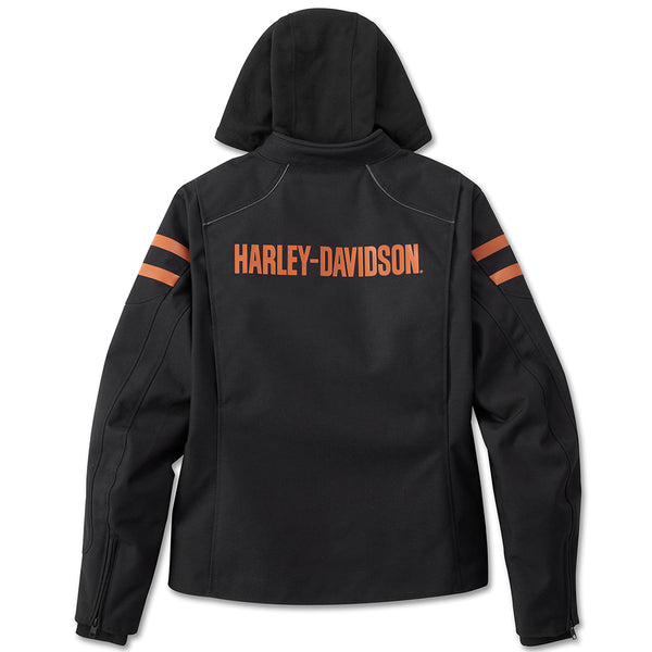 Harley-Davidson Men's Ovation 3-In-1 Textile Riding Jacket, Black 98102-24VM