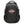 A black Harley-Davidson backpack with a prominent orange and white logo on the front pocket, set against a plain white background.