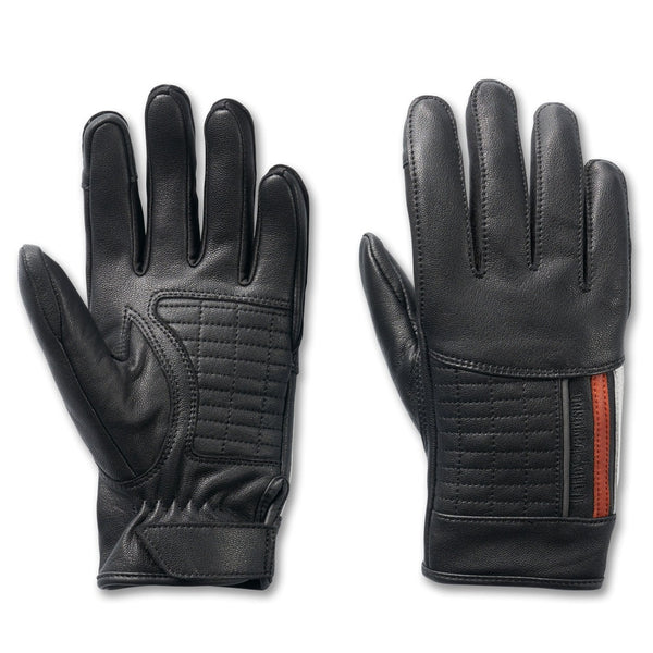 Harley-Davidson Women's South Shore Full-Finger Leather Gloves, Black98114-23VW