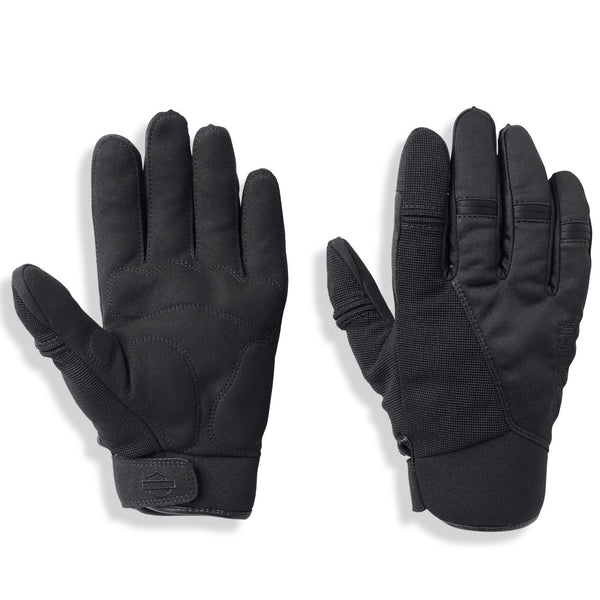 Harley-Davidson Men's Inceptive Mixed Media Full-Finger Gloves, Black 98139-22VM