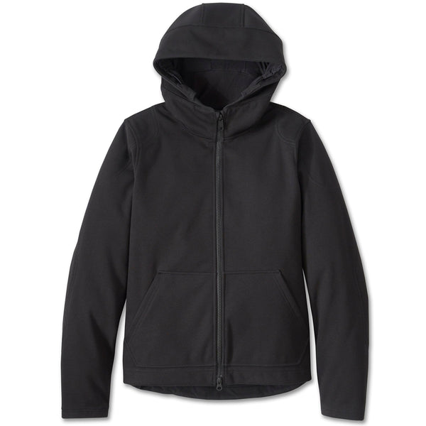 Black hoodie on a white background