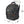 Black backpack with orange accents and a Harley-Davidson logo, shown with a laptop inside and dimension arrows indicating 18 inches tall, 12 inches wide, and 8 inches deep, on a white background.