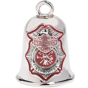 Harley-Davidson firefighter bell on a white background