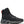 A black high-top tactical boot with gray sole details and a small orange pull tab, shown from a side profile on a white background.