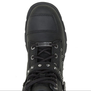 Harley-Davidson Women's Aurora Lace Black Motorcycle Boots, Black D87326