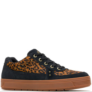 Black sneaker on a white background