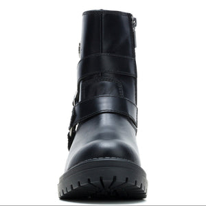 Harley-Davidson Women's Sienna Harness 7-Inch Black Motorcycle Boots D84878