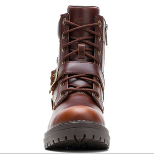 Harley-Davidson Women's Sienna Harness 7-Inch Motorcycle Boots, Brown D84877