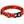 Orange dog collar with black 'Harley-Davidson' branding on a white background